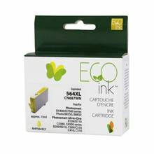 Cartouche de remplacement recyclée Eco Ink pour HP 564XL - Jaune - 750 pages