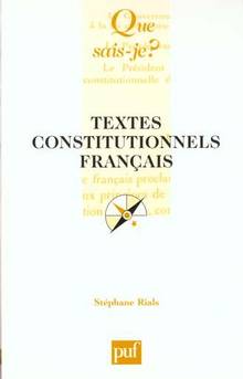 Textes constitutionnels révolutionnaires français -3256-