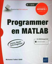 Programmer en Matlab : licence, master, cycle d'ingénieur
