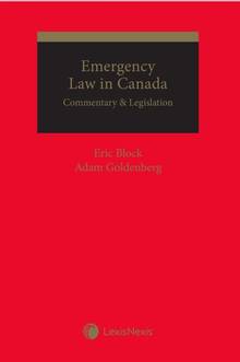 Emergency Law in Canada: Commentary & Legislation