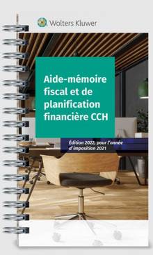 Aide-mémoire fiscal CCH et Livret de référence des services financiers