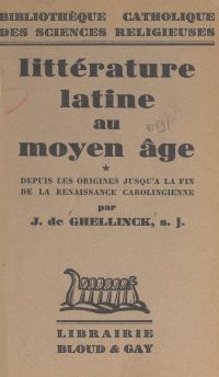 Littérature latine au Moyen Âge