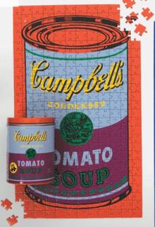CASSE-TÊTE en canette       Andy Warhol Soup Can Orange    300 mcx