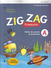 ZIG ZAG 3 - Cahiers de savoirs et d'activités A et B avec Mes outils + Ensemble numérique - ÉLÈVE (12 mois)