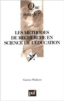 Méthodes de recherche en science de l'éducation -3699-