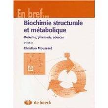 Biochimie structurale et metabolique