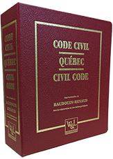 Code civil du Québec / Civil Code of Québec 2021-2022 ,  cartable  avec feuilles mobiles