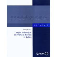 Comptes économiques des revenus et dépenses du Québec