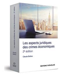 Aspects juridiques des crimes économiques, 2e édition