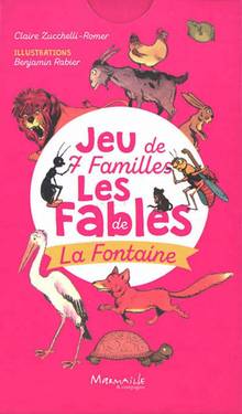 Jeu de 7 familles : les fables de La Fontaine