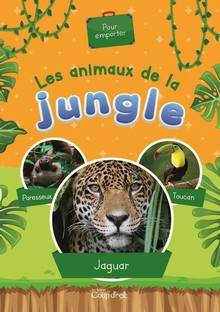 Les animaux de la jungle : paresseux, jaguar, toucan