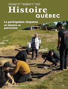 Revue Histoire Québec :  Volume 27, numéro 3 - 2022